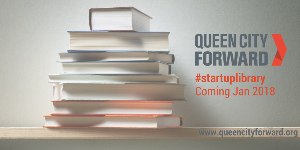 QCForward's tweet photo. We're stocking the shelves of our #startuplibrary for #QCFmembers. What are your go-to books for #SocEnt + #startups? https://t.co/RSp4uy1ubw
