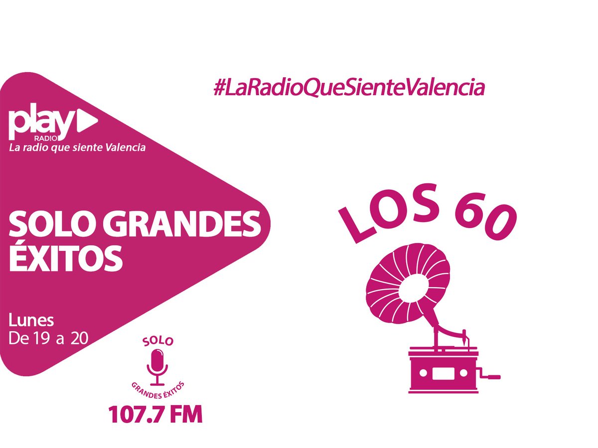 playradiovlc's tweet image. Hasta las 20h disfruta con nuestra selección de #SoloGrandesÉxitos de #Los60
#LaRadioQueSienteValencia