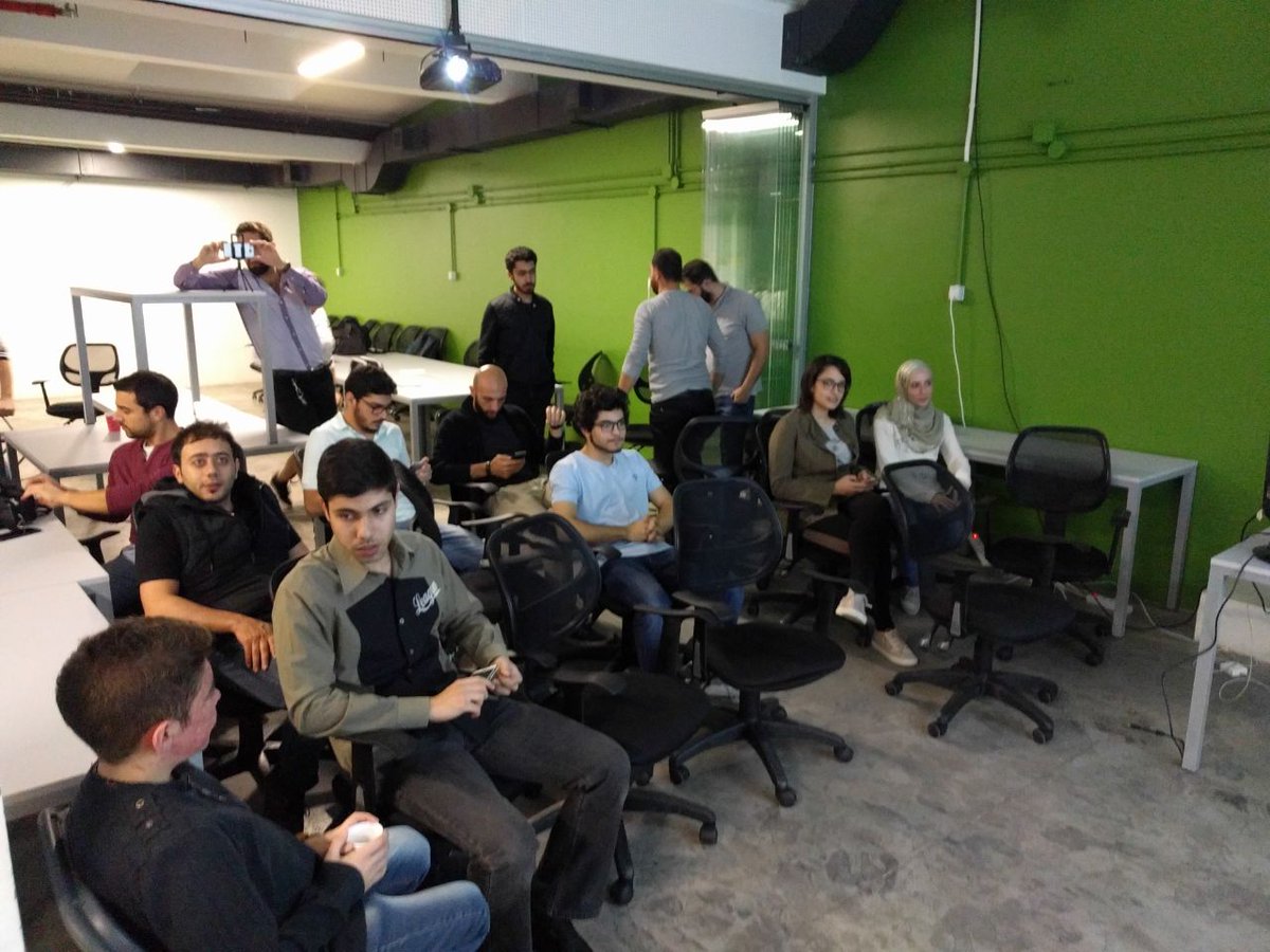 Pre-talk chit chat #KRACK #PapersWeLoveLebanon