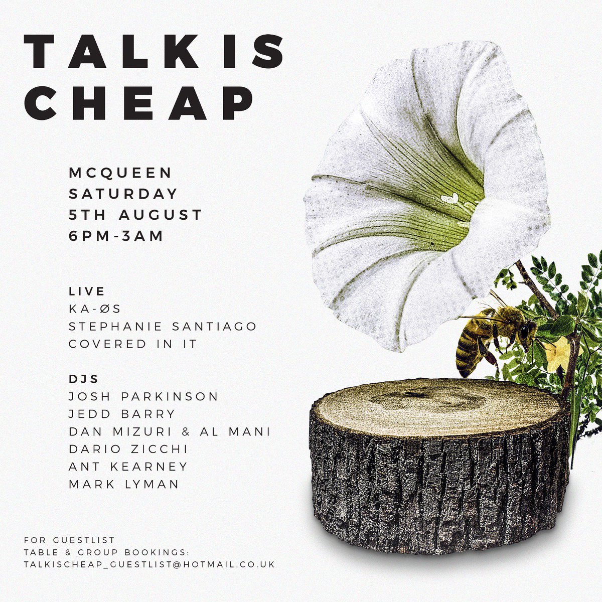 This Saturday <a href="/talkischeapLDN/">Talk Is Cheap</a> x <a href="/CoupDeGras1/">CoupDeGras</a> jin forces for a winter edition. Final VIP tables are available to reserve.