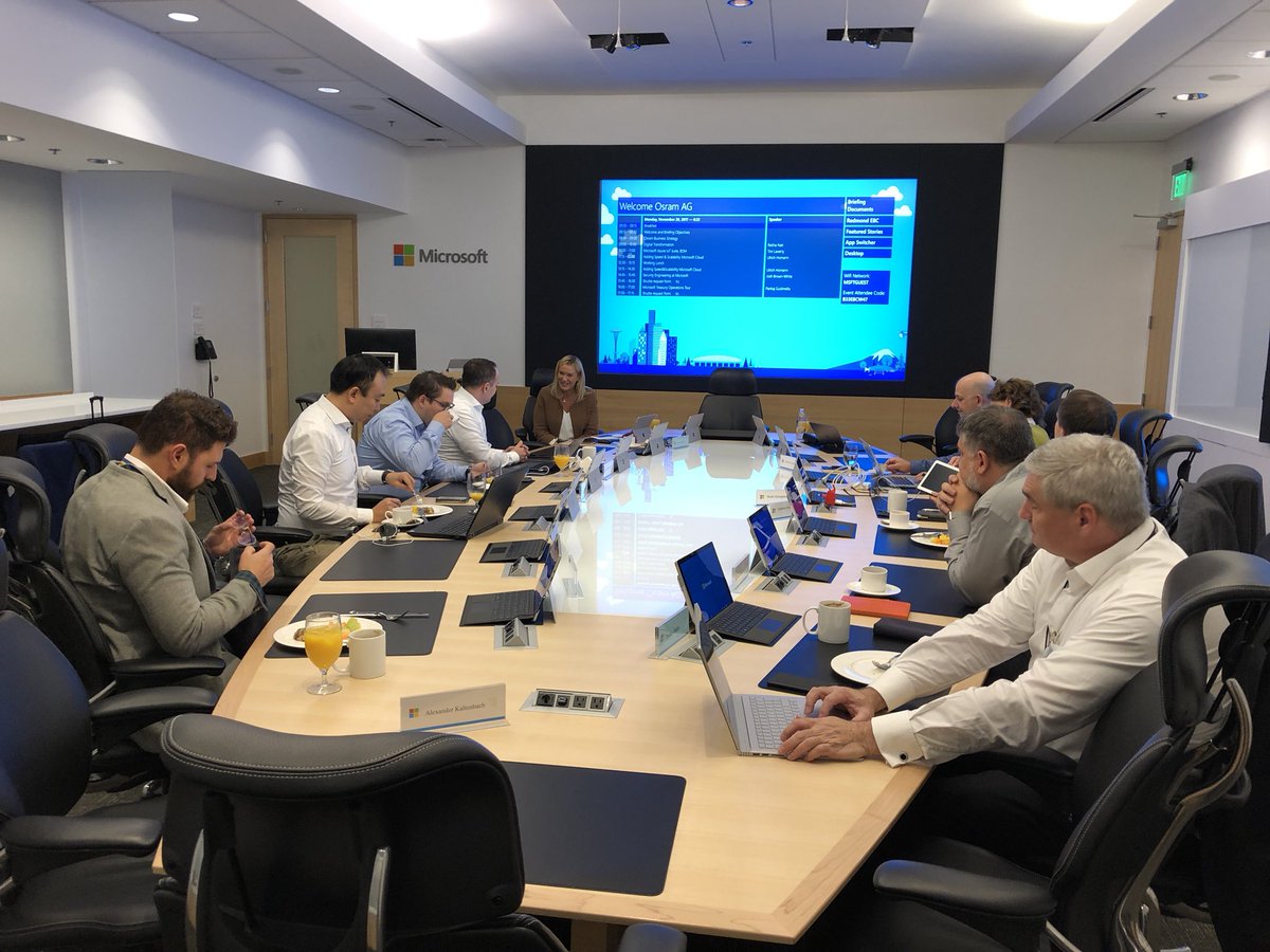 AndreKiehne's tweet photo. Starting our #EBC with #Osram with @B747430 - great to have you here guys! Let‘s build on a great foundation and drive #digitalTransformation together https://t.co/S7HEsIdY53