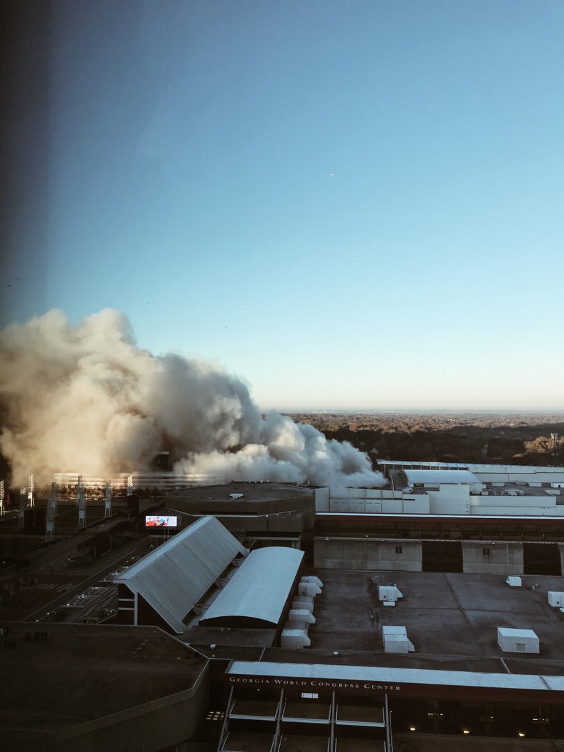 passion268's tweet photo. This morning we watched the implosion of the @georgiadome! We have seen God do so much in that place during #Passion2012, #Passion2013 and #Passion2017. Forever grateful for all the lives that Jesus has changed there!
Has your life been changed by Jesus at the Dome? https://t.co/UyN8loYm8K