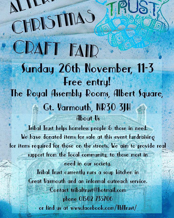 SimonAbel84's tweet photo. This Sunday I'll be at this craft fair with @PaulJewels selling jewellery, ceramics and christmas goodies. #greatyarmouth #norfolk #craftfair #Christmas https://t.co/RpuXY28Klt