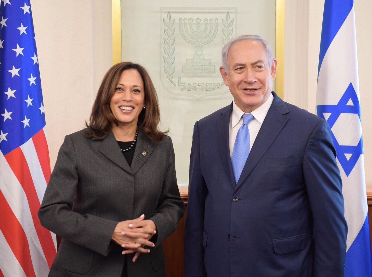 Benjamin Netanyahu On Twitter Today I Met With Senator Kamalaharris Of California We Discussed The Potential For Deepening Cooperation In Water Management Agriculture Cyber Security And More I Expressed My Deep Appreciation