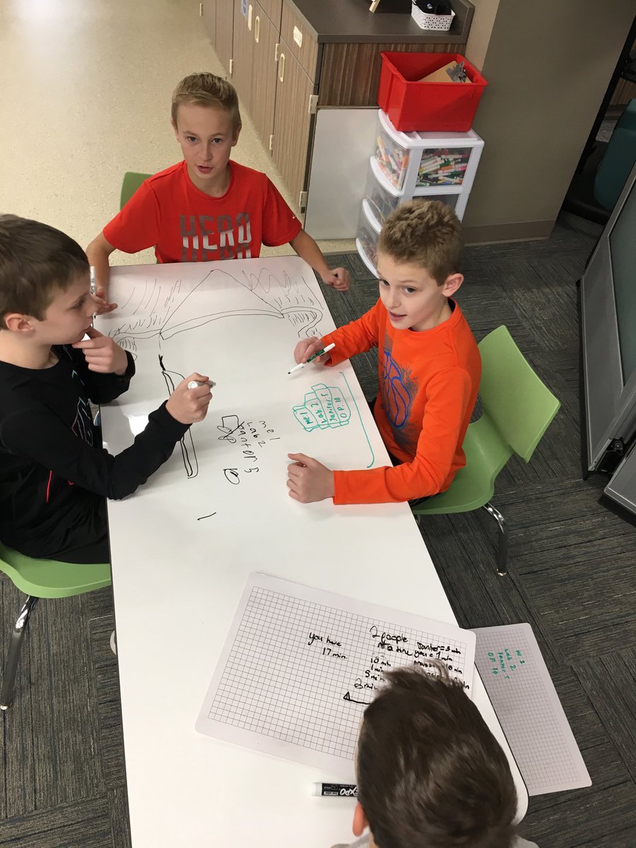 Math Talk in action! Mrs. Henning’s learners collaborate to solve the zombie mystery using and sharing different strategies.