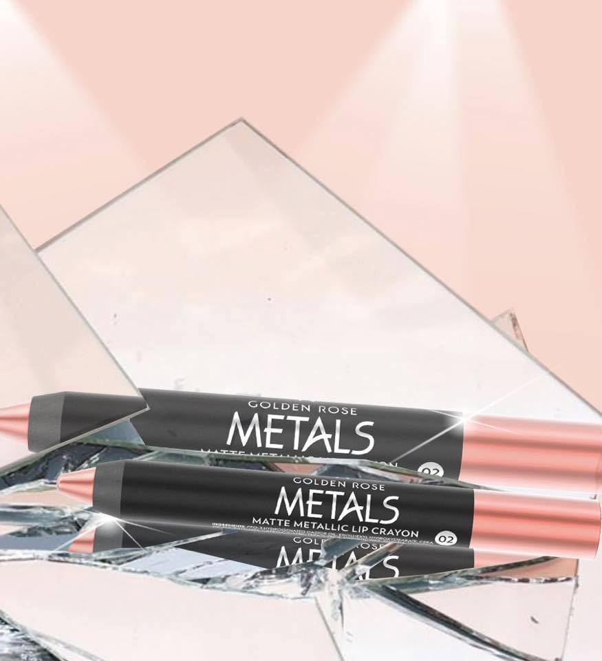 GoldenRoseSr's tweet photo. Da li si dovoljno hrabra za snažne promene?
Metals matte metallic lip crayon – Golden Rose inovacija ove jeseni je prava senzacija… https://t.co/d3eKF1QufT