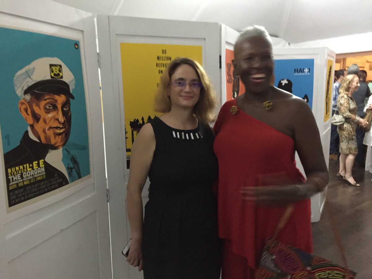 uwimuseum's tweet photo. @freestyleeart on show @spanishcourt b4 moving @uwimuseum for 1st half December. #SaveTheDate  @karokupa @GRaphicARTnews @UWImona @EMCJamaica #ReggaeRecord #PosterActivist @alphaboysschool @MontegoBayAir https://t.co/wY8CC4vDia