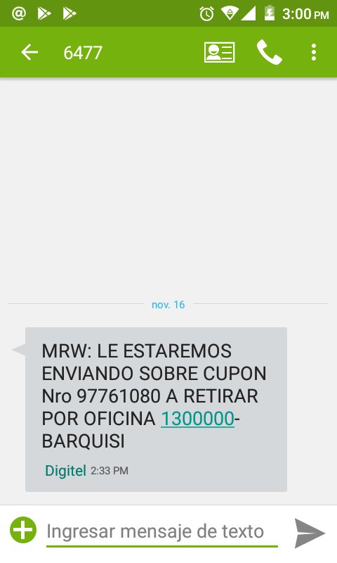 wenfalcon's tweet photo. @MRW_Vzla es un vestido de niñas que me están enviando. Anexo el mensaje q me llegó de ustedes. https://t.co/9uXVCvz4XM