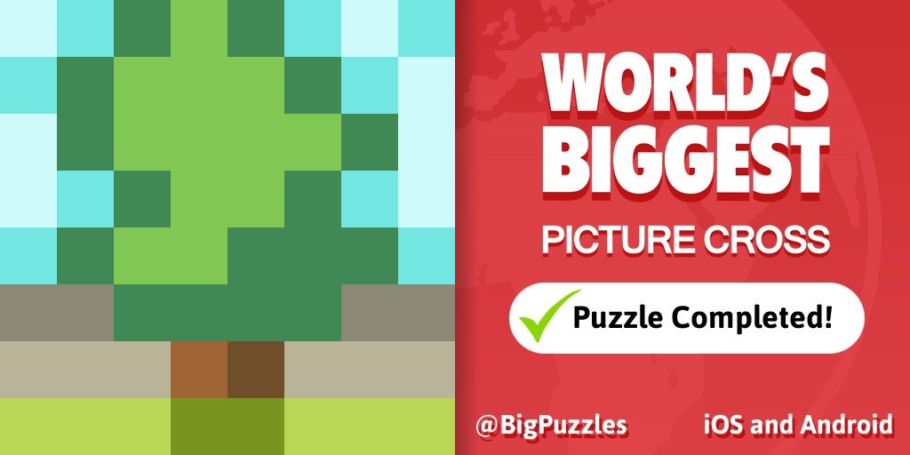 danipiper11's tweet photo. I've just completed 'Shrub' in World's Biggest Picture Cross.

It's free https://t.co/vyWsFSfh5l #WBPC https://t.co/0JSEwgtum6