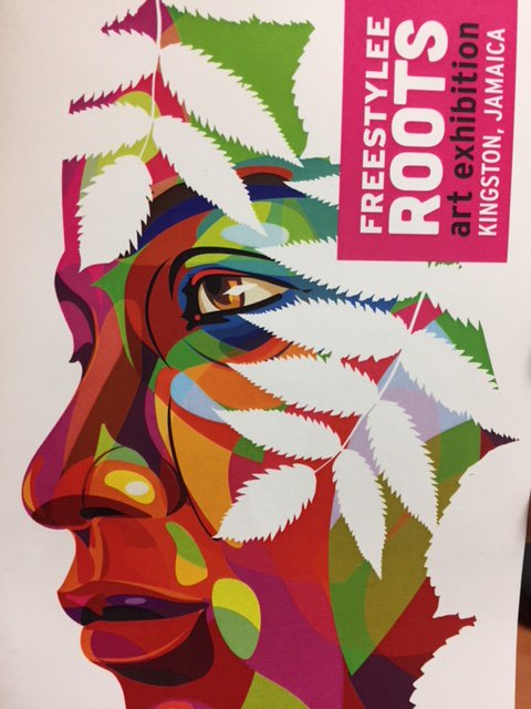 uwimuseum's tweet photo. @freestyleeart on show @spanishcourt b4 moving @uwimuseum for 1st half December. #SaveTheDate  @karokupa @GRaphicARTnews @UWImona @EMCJamaica #ReggaeRecord #PosterActivist @alphaboysschool @MontegoBayAir https://t.co/wY8CC4vDia