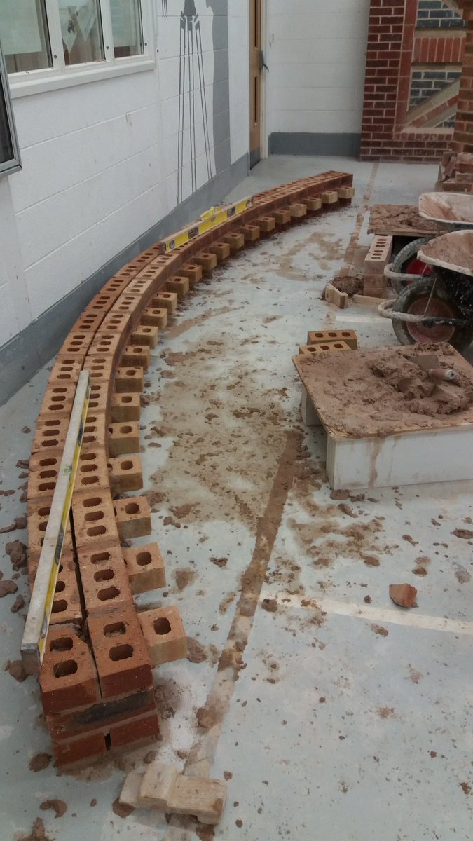 nncconstruction's tweet photo. Day 1 of the @nncconstruction @NNC_Worksop #WallOfLight part of the preparation for Holocaust Memorial Day in Jan 2018. Thanks to Daniel and Filip @RNNApprentices Level 2 Trowel Occ learners. Watch this space. https://t.co/uHcGvfDhvG
