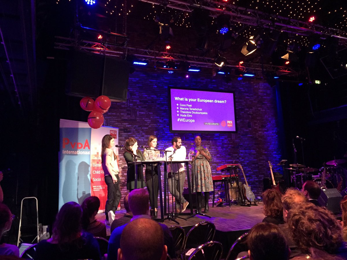 Anne_vdMeer's tweet photo. Wat is de Europese droom van jongeren? Daar hebben we het vanavond over! #WEurope @DesmetStudios @WEurope2017 https://t.co/3gujPONAY6