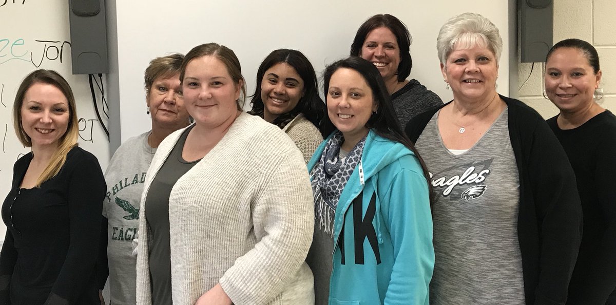 MrsFortunak's tweet photo. Thank you so much to the amazing support staff that works with our HST students everyday! This group of amazing women make my school days great! Thank you for all your help😃❤️ #thankacolleague #btsdtigers https://t.co/fnRoAv92gU