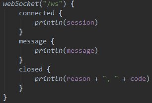sparkjava's tweet photo. Proposed #websocket syntax for our @kotlin API. Opinions pls! #spark #kotlin #sparkframework https://t.co/O1OctO1YRz