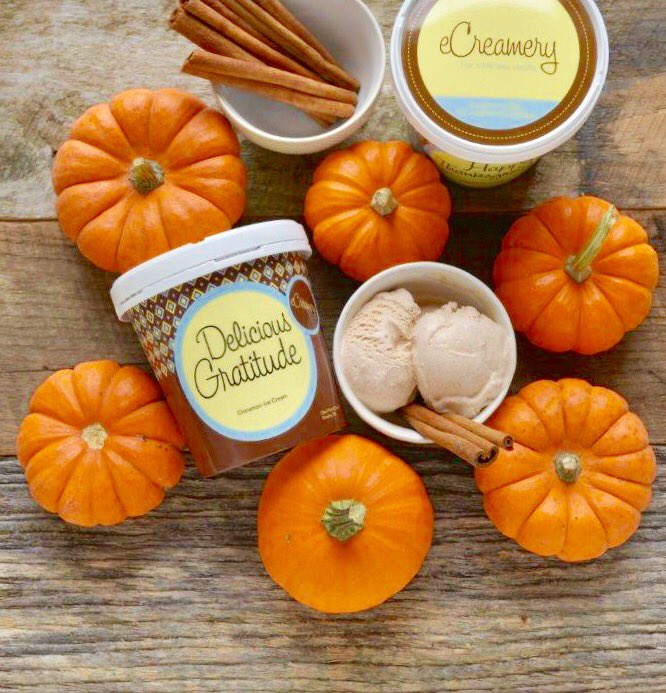eCreamery's tweet photo. 🦃🦃are you bringing #dessert 🍨#ecreamery has you covered #pumpkin 🎃 #pumpkinspicelatte #Cinnamon all filled with your favorite fall spices absolutely delicious #HostessGift #food #thanksgivingweek https://t.co/njnsSDE7Nc