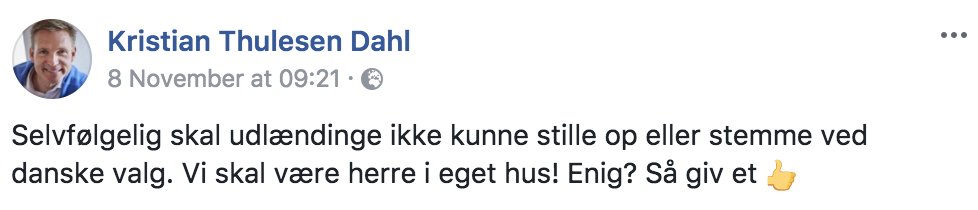 murmurdk's tweet photo. @AlexVanopslagh @LiberalAlliance @nikogrunfeld @alternativet_ @SisseMarieWe @SFpolitik @KonservativeDK @ninnahedeager @Enhedslisten @TommyPetersenDK @radikale @FrankJensenKBH @Spolitik @CeciliaLonning @venstredk Finally a rundown of all 26 different parties and how proportional system + electoral alliances work. Includes interview with Carl Christian Ebbesen from @DanskDf1995 (populist). They dont want internationals to have the right to vote 👎🏻 #kv17 #rv17 /8

https://t.co/nLVbGPDZJG https://t.co/yXUjMckJjx