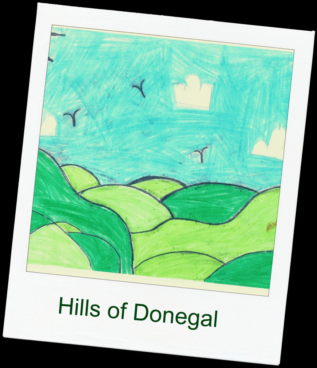 donegalmammy's tweet photo. Beautiful hills of Donegal artwork from #Donegalguide @craftykidsLK in https://t.co/h35W7ipZof new website. #DonegalMammy community platform for all ages all stage of #mammy. Pay her a visit! @DonegalHour @GregHughes2 @donegalpage @DonegalLibrary @Majodonnell https://t.co/x0Xvq2HaHd