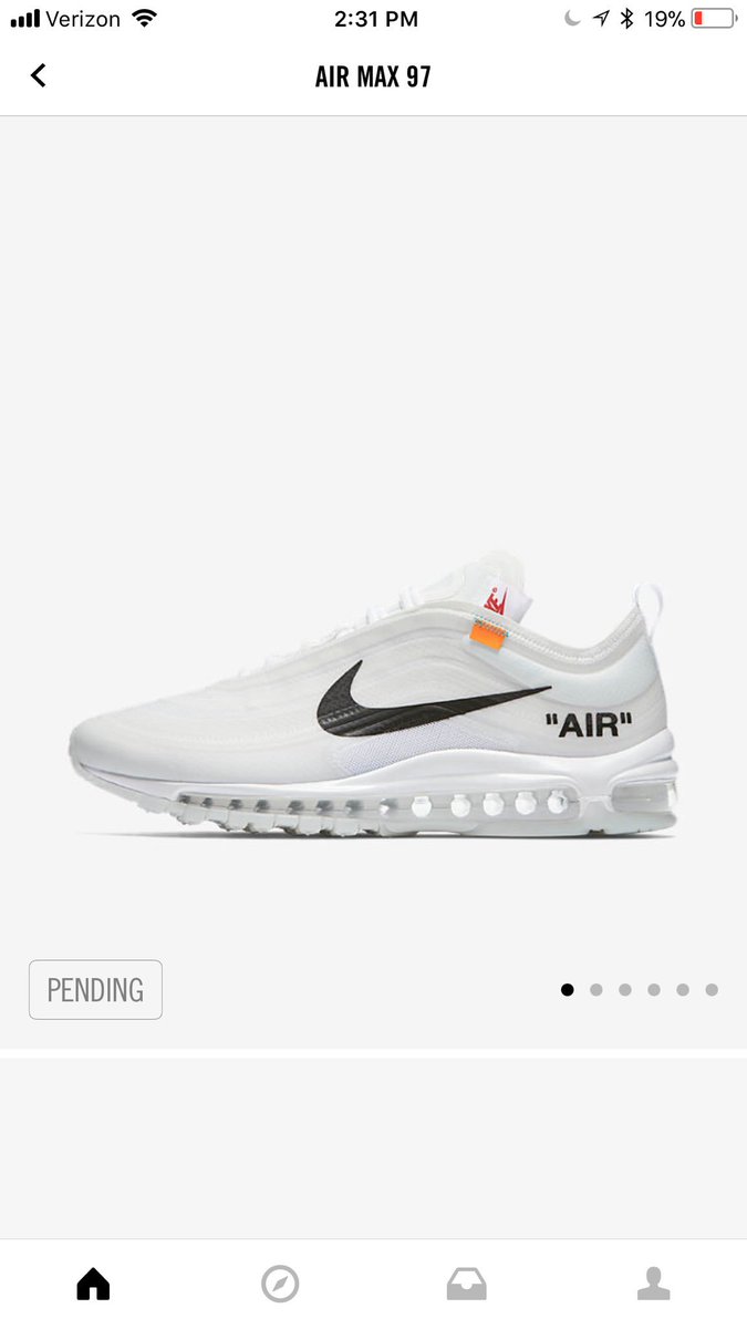 RobertCInnis's tweet photo. @Nike just go ahead and push my order through. Thanks!! #Offwite #TheTen https://t.co/mD9WbUfz61