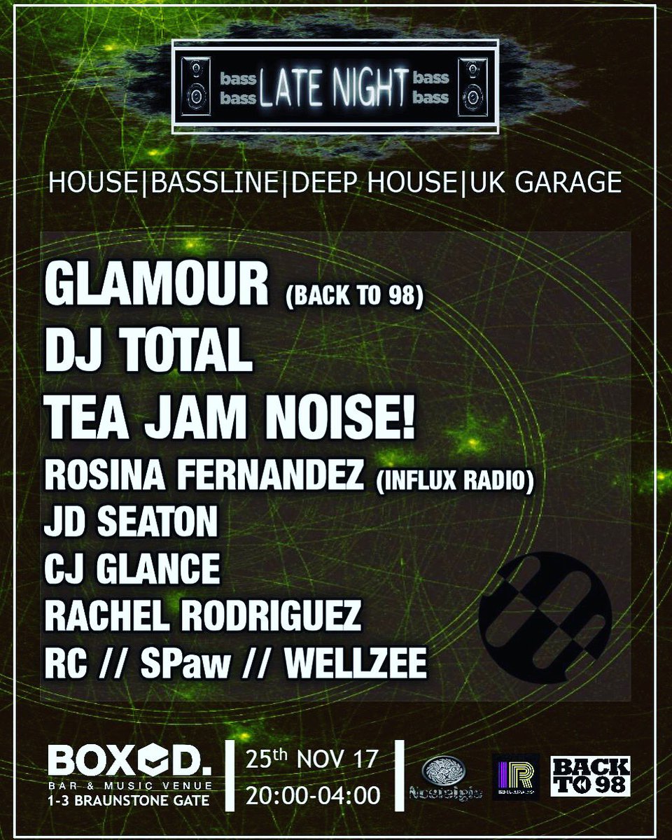 wellzee_dj's tweet photo. THIS SATURDAY #inthemix #utterradio #ibiza #pioneer #pioneerdj #soundcloud #housemusic #techno #techhouse #techhousemusic #latenightbass #wellzee #redroomsessions #birmingham #birmingham #bpmpro #housemates #november #london #boxedbar #mix #leicester #city #demonforduniversity https://t.co/XIVvKMkn8q