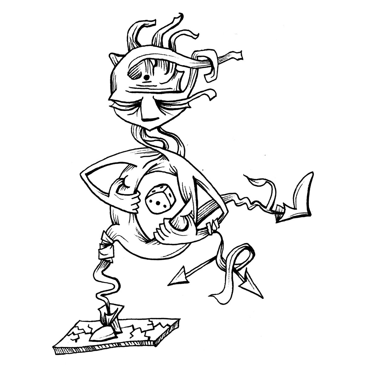 Knee Brace | #painting #drawing #graphicdesign #design #illustration #commission #fineart #artist #artiste #art #arte #creation #jimchelius.com