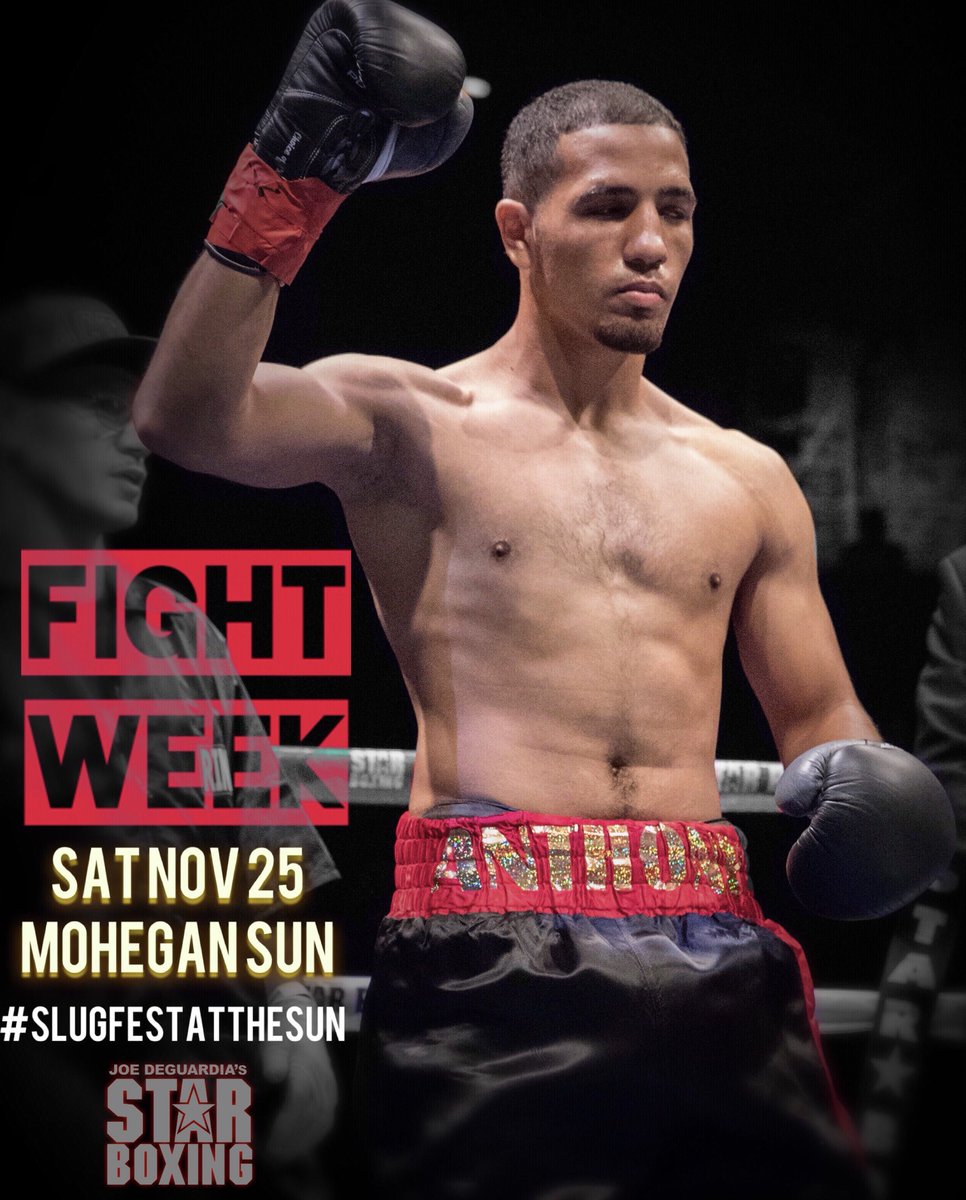 StarBoxing's tweet photo. This jr. welterweight bout is bound to be a BATTLE! New England’s @GW_Relentless vs New York’s @hitman_dez is sure to bring the house down. It’s #FIGHTWEEK for “Action” Anthony Laureano and Johnny “Hitman” Hernandez
🎟 https://t.co/ycNs5gjvAn https://t.co/dRv2uwbTBF