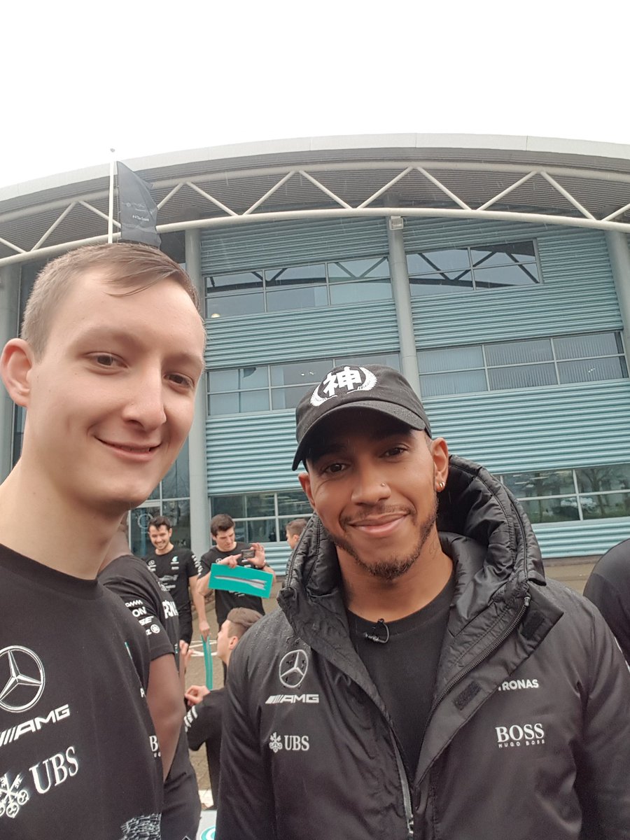 DresselRacing's tweet photo. A good day at the office ๐ #mercf1 https://t.co/6ZbTyezwZO
