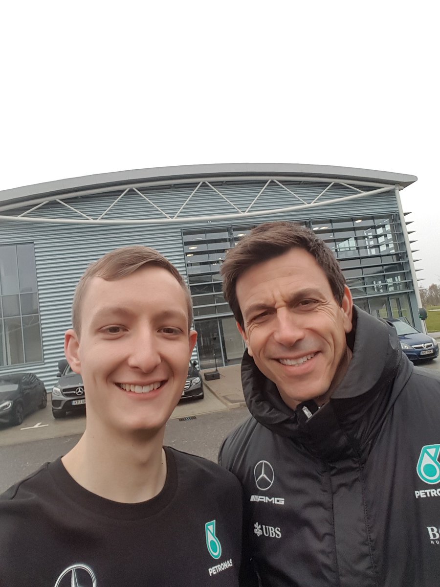 DresselRacing's tweet photo. A good day at the office ๐ #mercf1 https://t.co/6ZbTyezwZO