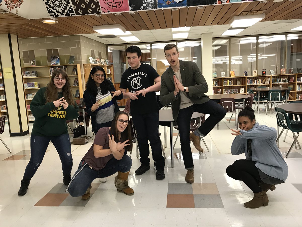 MrMcFarlen's tweet photo. Got some final photos with our @campbelltartans @JASask #Entre30 companies! Best of luck @mellowire, Moments &amp; Anchor this semester! 
#Entre30 #BusEdu #Retired https://t.co/8V7N8uWicV