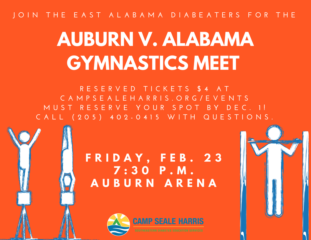 campsealeharris's tweet photo. East Alabama Camp Friends! Have you registered for this AWESOME event we have planned for you?! Must register at this link: https://t.co/Q0GmMGxzxG by December 1 to reserve your spot in our seating block. #CampSealeHarris #T1D #CSH2017 https://t.co/Vbsi7MYMWi