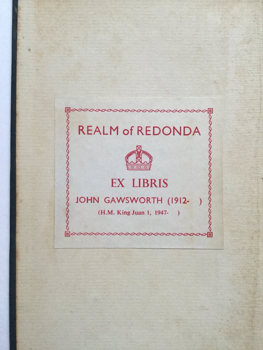 elijohn_art's tweet photo. Highlights from Horror &amp; Supernatural Catalogue
The Great God Pan by Arthur Machen 1894 First Edition, Association Copy with ‘Realm of Redonda’ Bookplate of his Biographer John Gawsworth #mpshiel #arthurmachen #realmofredonda #greatgodpan 
https://t.co/c0BwgE97lT https://t.co/PCbJKuLFc8