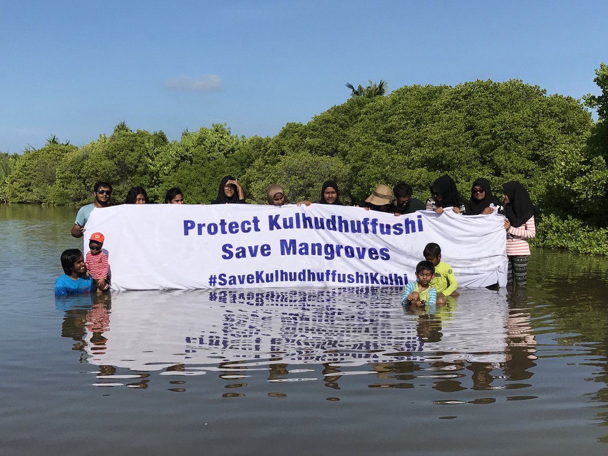MBDCouncil's tweet photo. In solidarity w/ individuals ,civil society, youth &amp; orgn working on #ClimateAction to protect, preserve and prevent environment crimes #Uniting4Climate #savekulhudhuffushikulhi https://t.co/Eovzgam8br