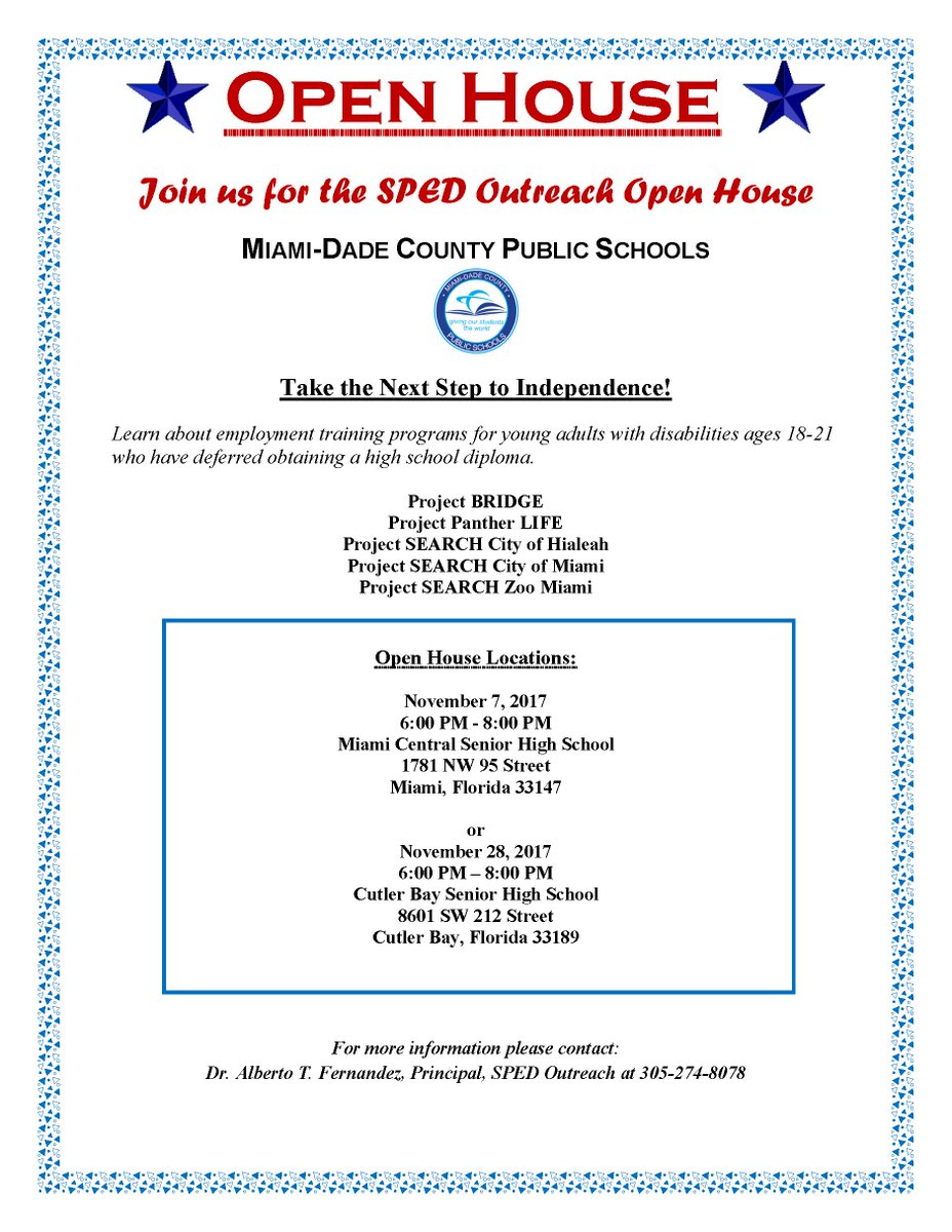 MDCPS SPED Outreach (@spedoutreach) on Twitter photo 