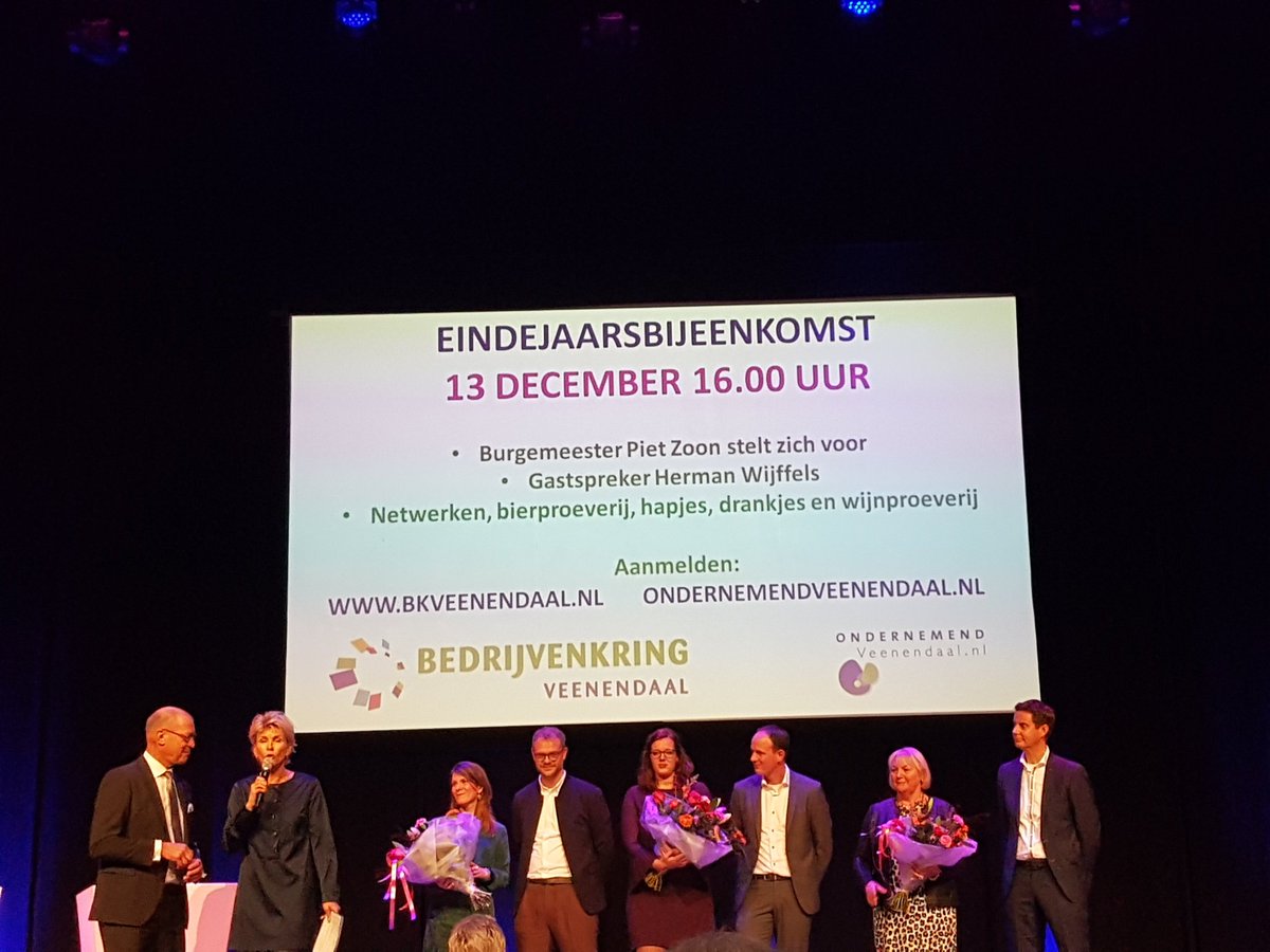 amktexpert's tweet photo. Mooie aankondiging van de #eindejaarsborrel @BKVeenendaal op #bev17
Dus tot volgende maand https://t.co/iQXKjH5Lij