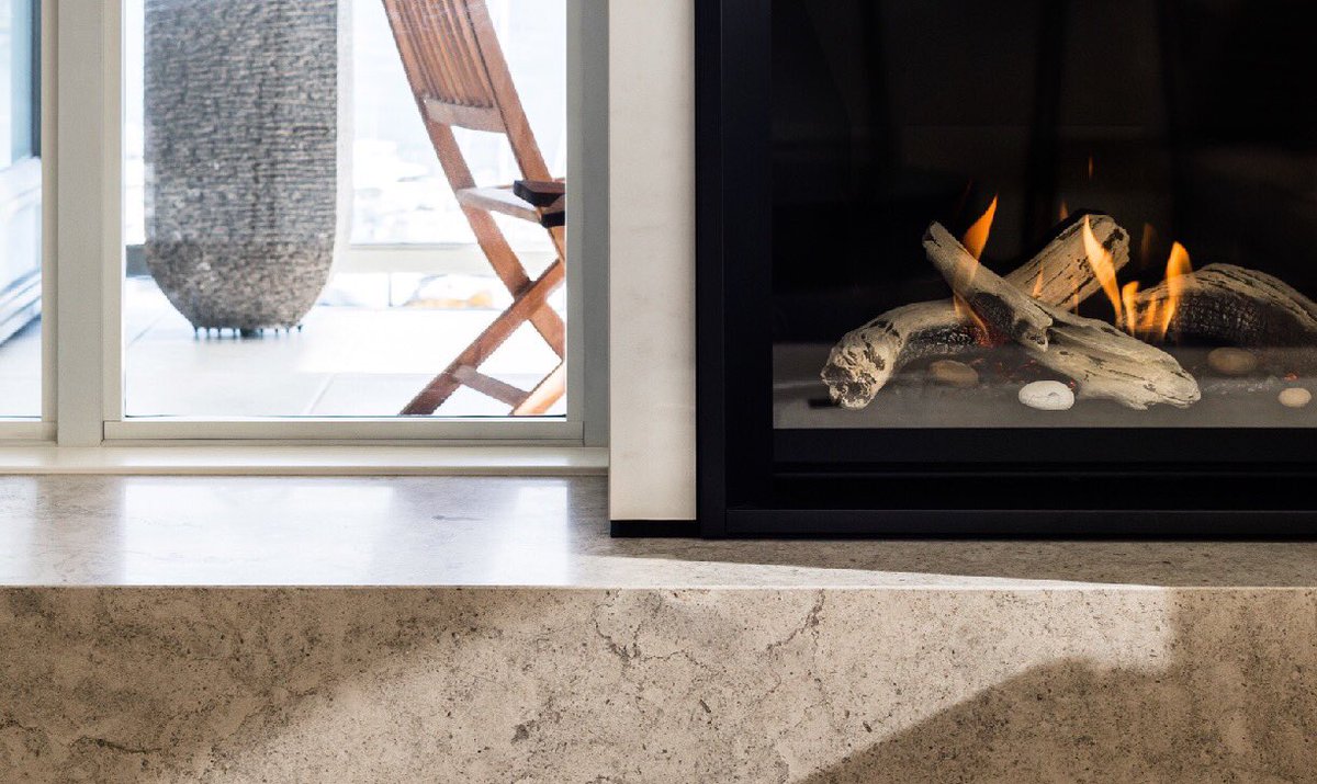 ssccountertops's tweet photo. A close up of the fireplace hearth we did with the detachable bottom piece! Got to love it when beauty meets function 👌🏼 https://t.co/U16aJvYNrj