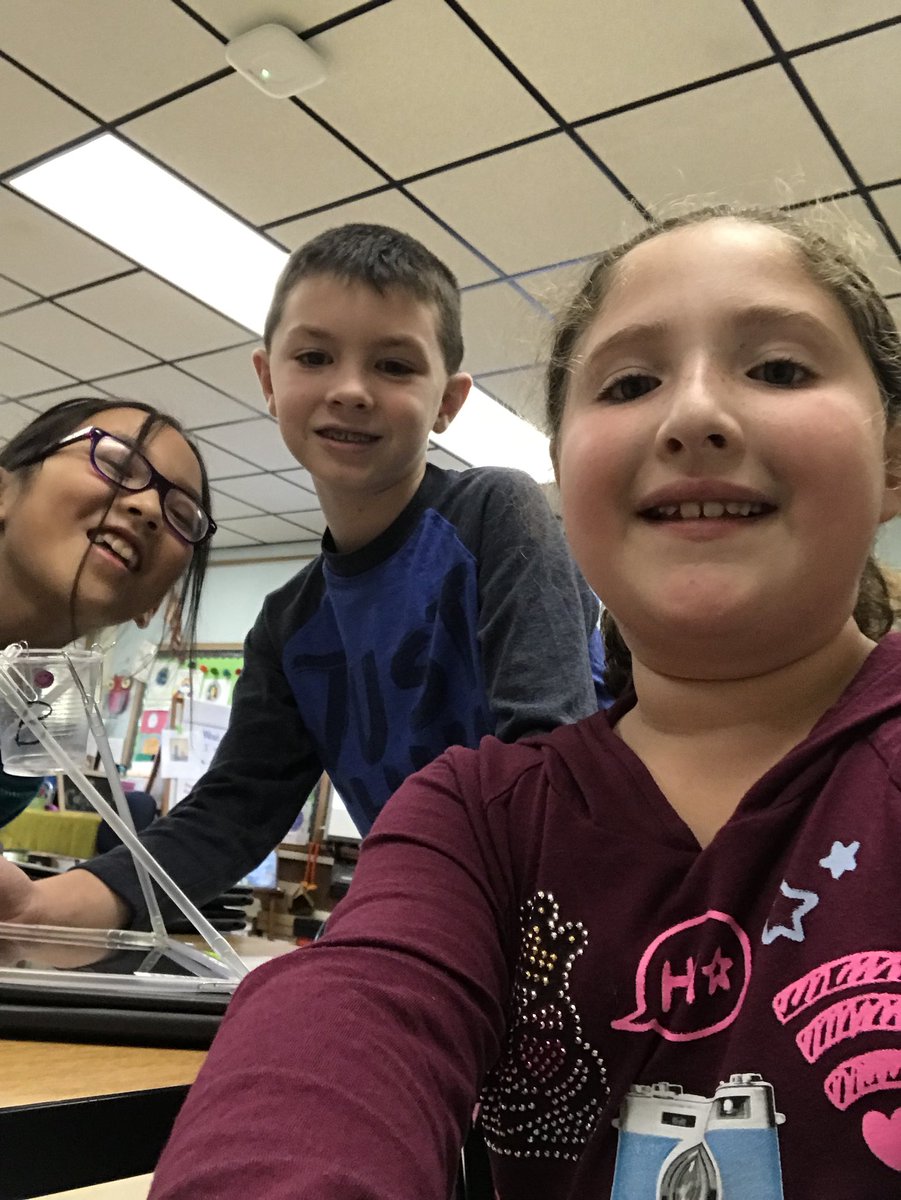 LindsayCafiero's tweet image. After learning about structures and strong shapes last week, students applied what they learned to create a structure with 20 straws and 40 paper clips! #DesignChallenge #ArchitectureStudy #STEAMselfies
