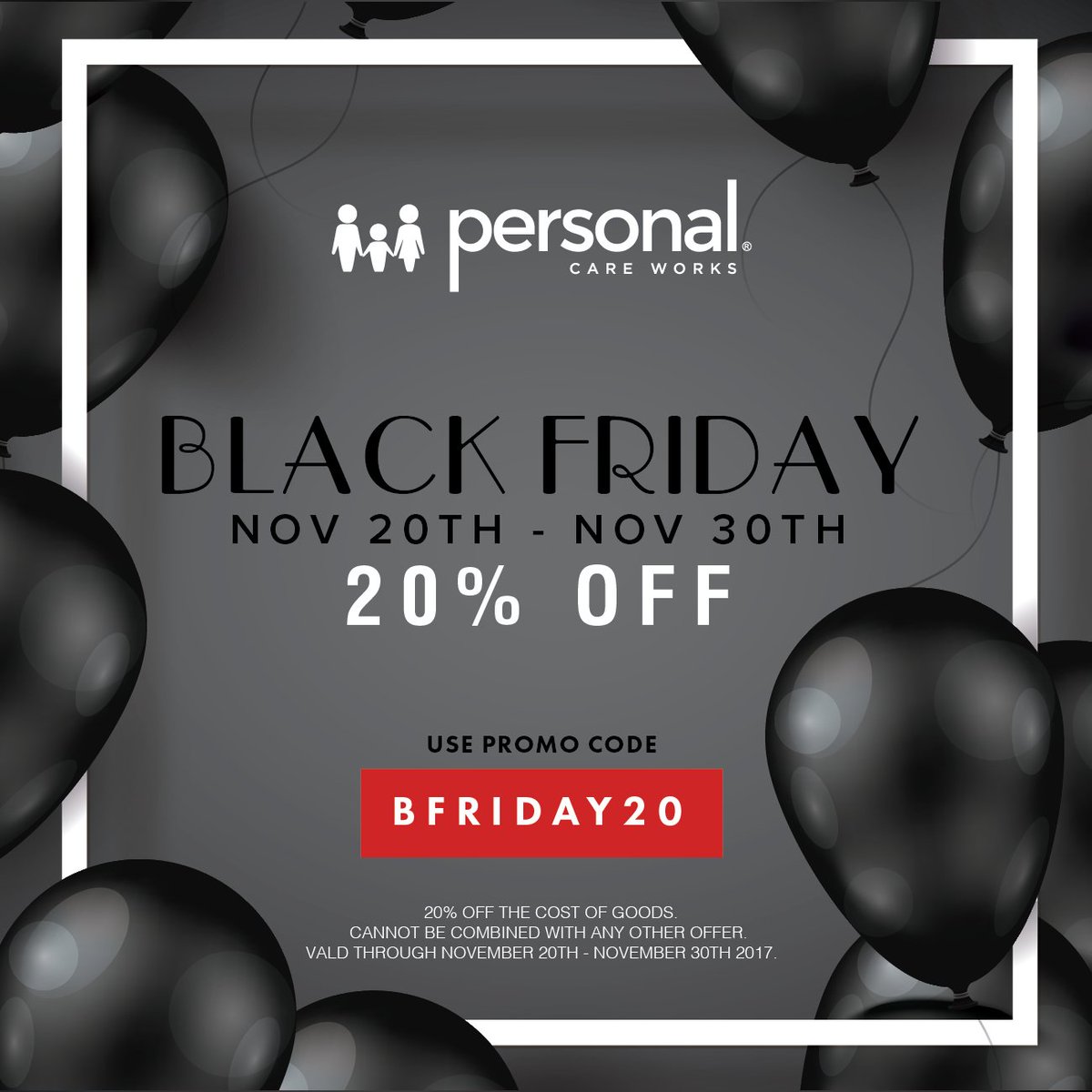 PERSONALCWDTCOM's tweet photo. Enter "BFRIDAY20" at checkout to save 20% off; applicable Nov 20th - 30th. https://t.co/3UmJY2lm4E #blackfriday #cybermonday #sale #discount https://t.co/5xMFtvAaGk