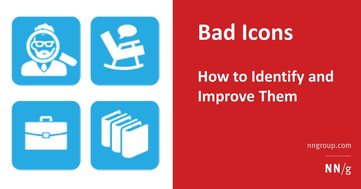 NNgroup's tweet photo. https://t.co/lUcwNBclYI #UX #icons #usability https://t.co/75DIineIAX