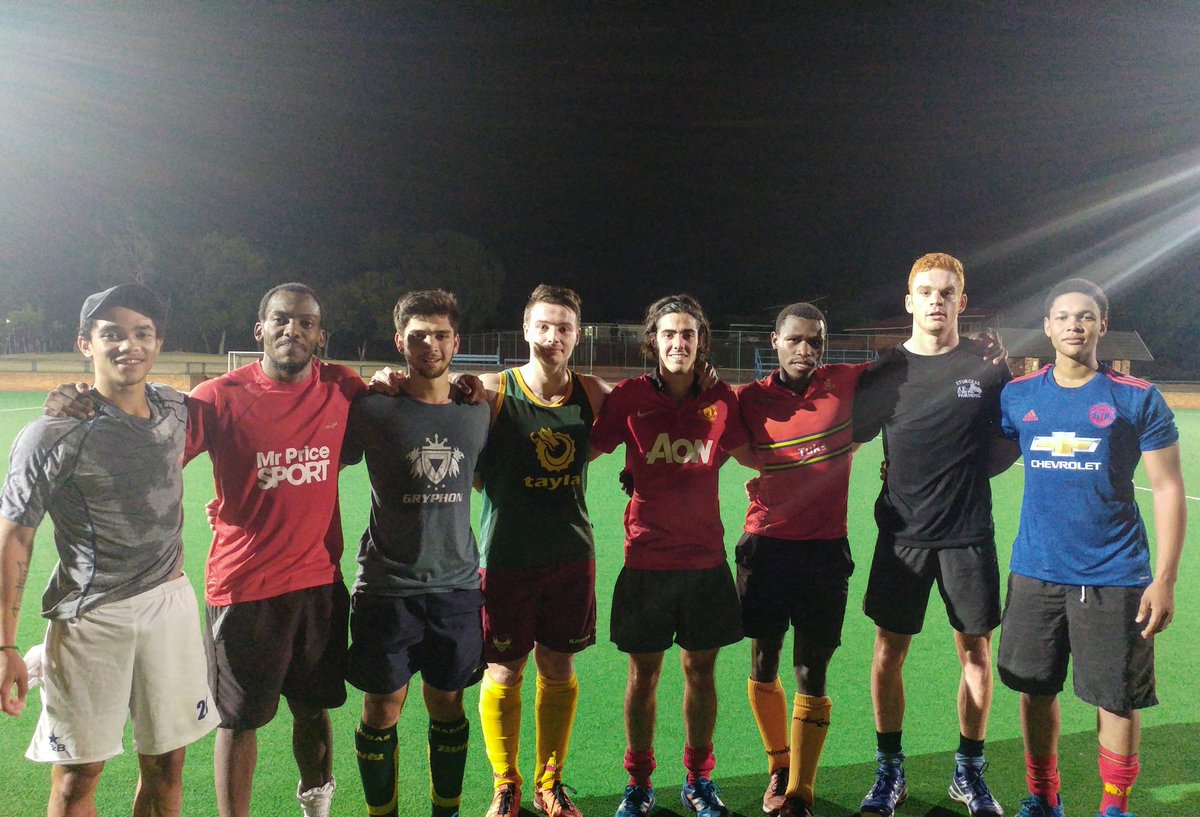 Thanks to @thegreyandblue for having us tonight. Great turf session leading up to our first <a href="/SA_PHL/">CTM PHL</a> game on Saturday at 16h00 vs <a href="/GGGladiatorsPHL/">GGGladiatorsPHL</a>. Catch it live on Supersport 11. 

#mambastrike #mambas #fangclub #phl17 #Supersport