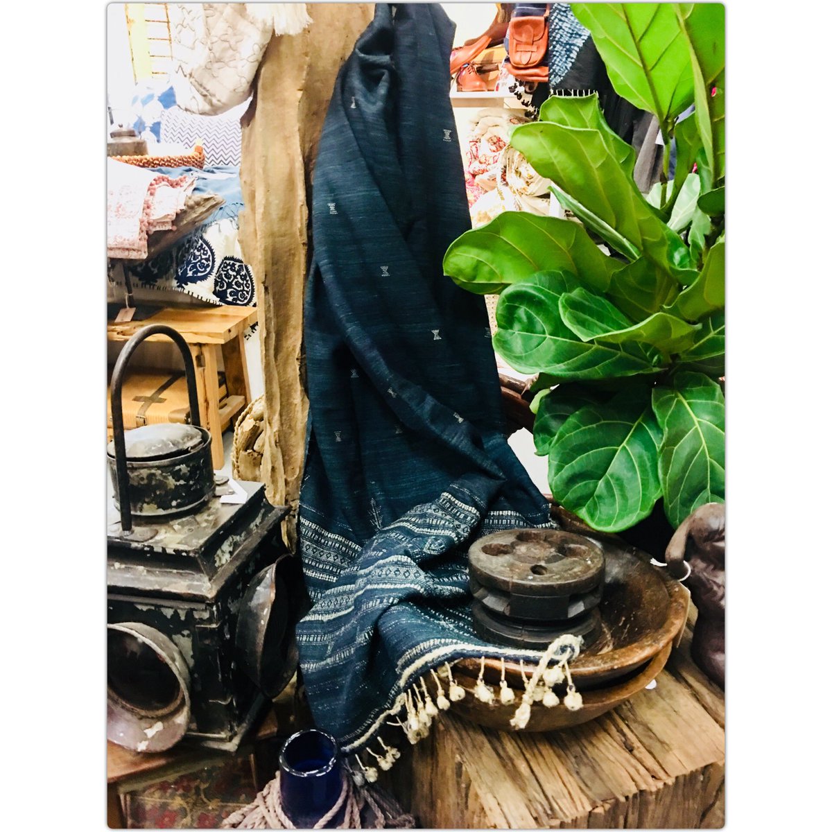 Stop in and see our hand woven wool throws from the Kutch tribe. #alamwar #sustainable #india #artisan #throws #tampa #induan #handmade #fabric #natural #style #florida #interiors #interiordesign #design #handwoven #woven #designinspiration #home