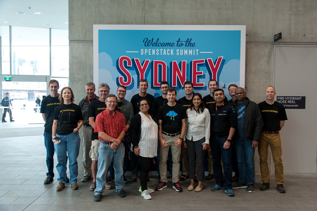 SandhyaDasu's tweet photo. We sure are a happy bunch! #OpenStackSummit #Cisco https://t.co/S4MQ0S1p7d