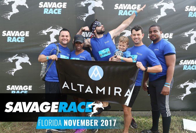 Congratulations "Altamira Savages" for completeing the Florida Savage Race! You guys killed it!! 
#HealthyLiving #JoinAltamira #SavageRace2017 #Tampa
