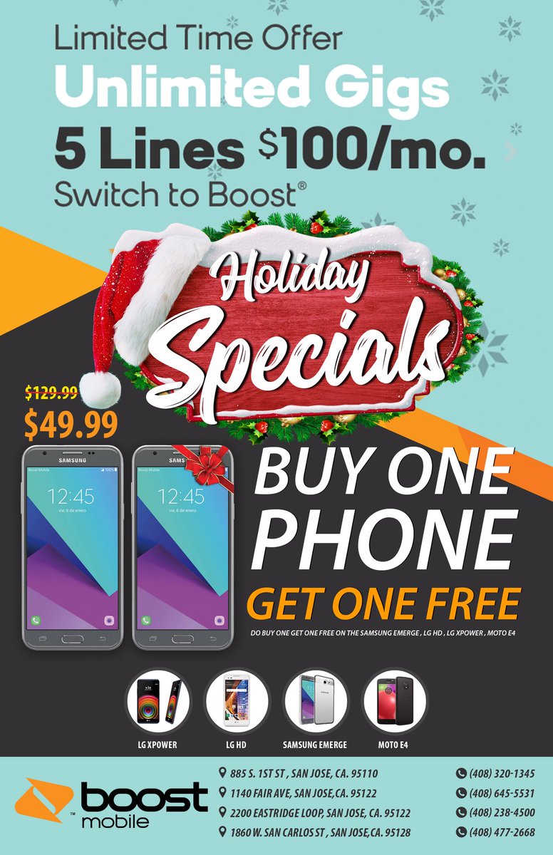 Holidays are approaching and you dont want to miss out on these holiday deals!! Come visit our locations for more info!!🎅🏼🤶🏼