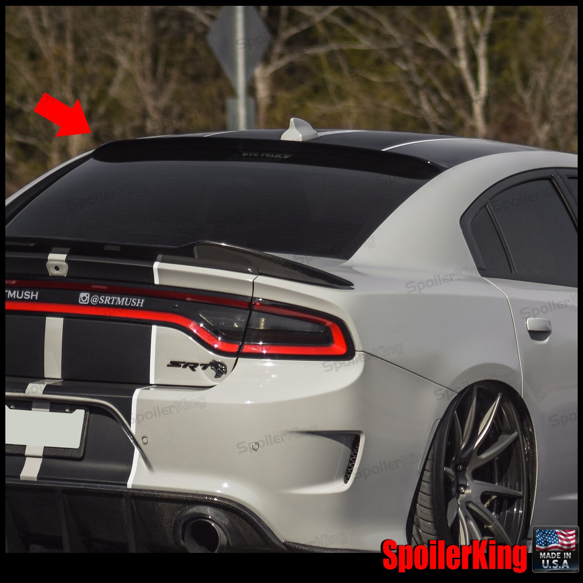SpoilerKingLLC's tweet photo. Why don't you have one yet? https://t.co/dBiZ9EuhTP #dodgecharger #chargersrt8 #srt8 #spoilerking #roofwing #roofspoiler https://t.co/ejSLOsPWJa