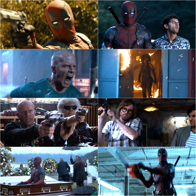 New footage of #Deadpool &amp; Friends from last week's teaser