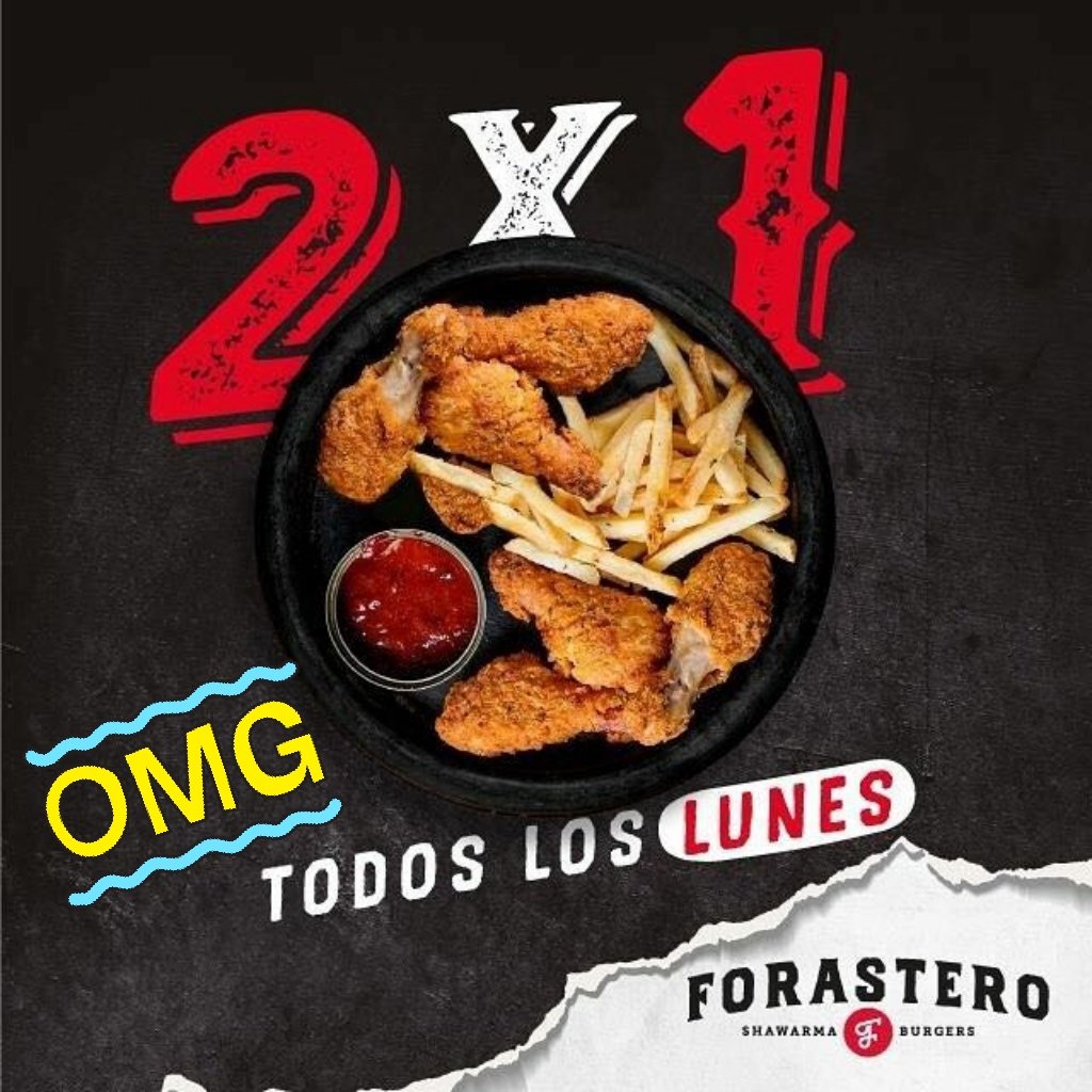 ForasteroRest's tweet photo. #Lunes de 2x1 en alitas 🍗 ven a #forastero  y disfruta de nuestras ricas alitas en salsa BBQ, 🍯 MOSTAZA ó 🌶 PICANTE 🤤 #FelizLunes #wings #Fries #burgers #shawarma #foodporn #BBQ #picante #chapinero #Bogotá #quecomer #friends #2x1 https://t.co/a9jhfb7liF