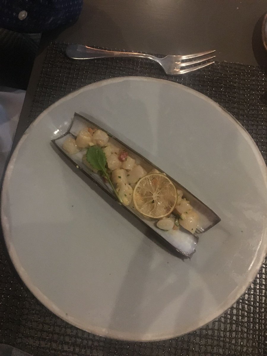 GillesVarone's tweet photo. Big thanks for the welcoming on Saturday  @TheKitchin We really enjoyed  and the meal was gorgeous. Thanks to @TomKitchin and all the team @TheKitchin definitely worth to stop there https://t.co/Nj34EPJuqz