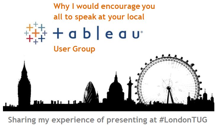 SimonBeaumont04's tweet photo. It's taken me 2 weeks but I've finally got round to writing a blog post that shares my experience of presenting at the awesome #LondonTUG and why I would encourage you all to volunteer to speak at your local @tableau user groups https://t.co/3RA1m7D4hz https://t.co/15IoY0QN1p