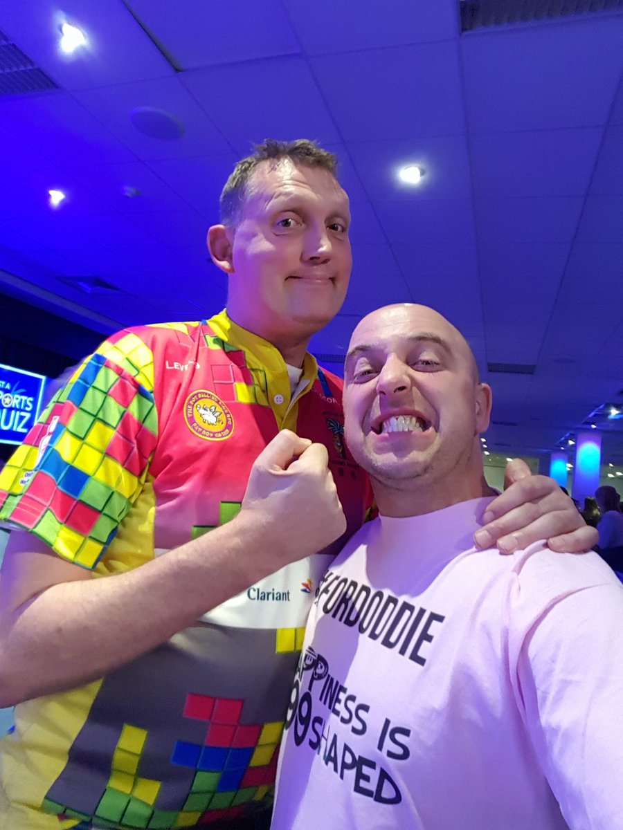 BruceAitchison's tweet photo. Thank you @JustaSportsQuiz @ScottHastings13 &amp; @EuansCentre for a FANTASTIC FRIDAY NIGHT.
A great time was had by TEAM @happyeggshaped &amp; meeting friends old &amp; new was a joy.

Rugby brings the best folk together to have the best of times.

Happiness is Egg Shaped
#ForDoddie
#family https://t.co/vX28ZXXjbR
