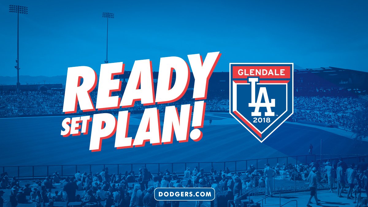 Los Angeles Dodgers (@dodgers) on Twitter photo Get those planners out!
The #Dodgers’ 2018 Spring Training schedule at <a href="/camelbackranch/">Camelback Ranch</a> has been released: atmlb.com/2mKRhqh Get those planners out!
The #Dodgers’ 2018 Spring Training schedule at <a href="/camelbackranch/">Camelback Ranch</a> has been released: atmlb.com/2mKRhqh