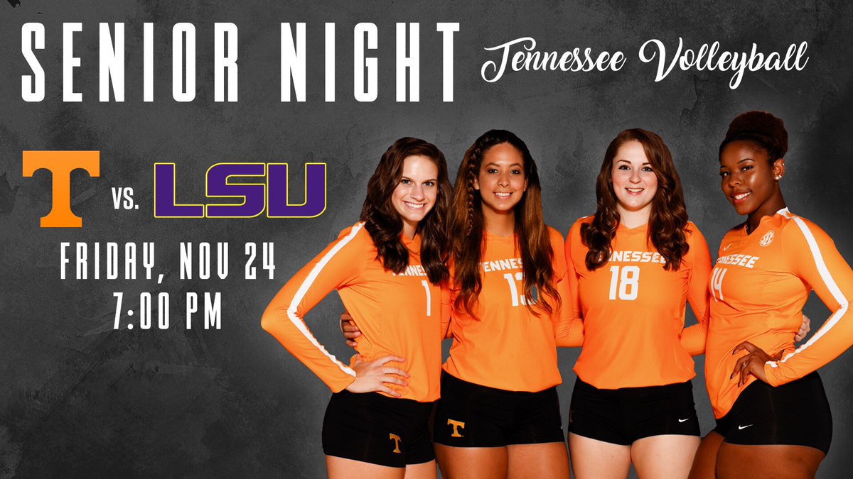 Vol_FanHQ's tweet image. This Friday— Celebrate your Lady Vols on Senior Night! Recognition begins at 7:00 pm 🍊🍊🍊🍊